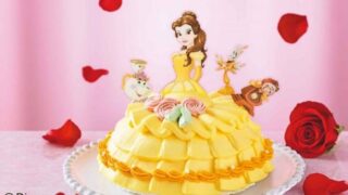 【ディズニー】クリスマスデコレーションケーキ 美女と野獣