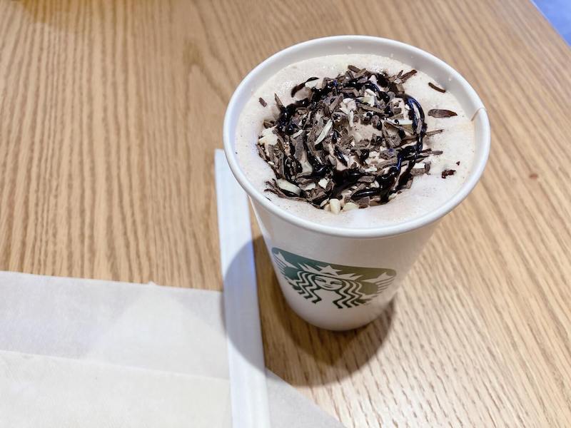 【スタバ バレンタイン第1弾】ダブル生チョコレートモカ