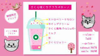 さくら咲くサクフラペチーノ
