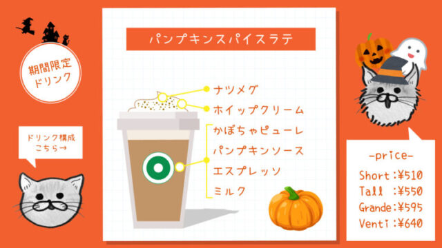 パンプキンスパイスラテ