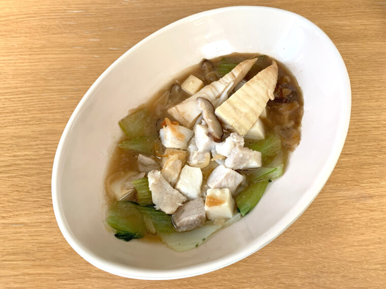 グリーンスプーン メインディッシュ やわらか煮豚とチンゲン菜の台湾魯肉飯