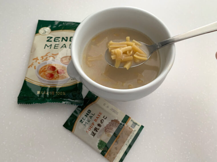 ZENBミール用 豆乳きのこスープ